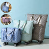 Large Capacity Travel Bags Dry Wet Separation Expansion Double Layer Luggage Totes Women
